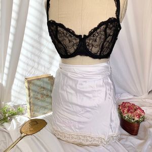 Vintage white Christian Dior silky skirt Women's